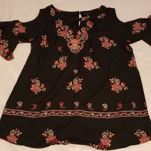 Signature Studio Black Floral Dress
